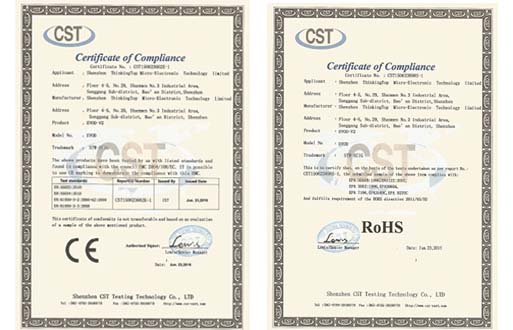 CE与RoHS认证